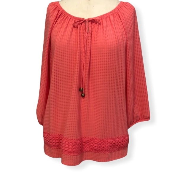 AB Studio Top 3/4 sleeve size small - Picture 1 of 5
